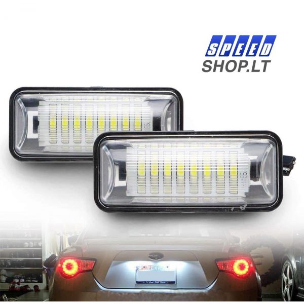 SUBARU LED numerių apšvietimas